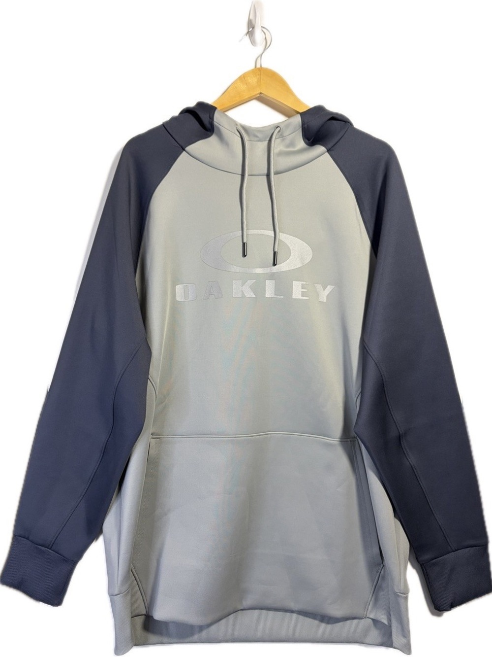 Oakley Sierra DWR Fleece Hoody 2.0 Cement Gray Colorblock Pullover XL